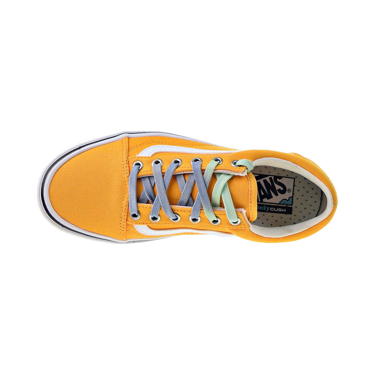 Vans ComfyCush Old Skool Men's Shoes Saffron-True White