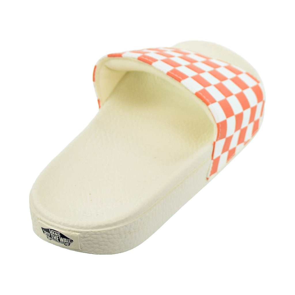 Pink checkered vans clearance slides