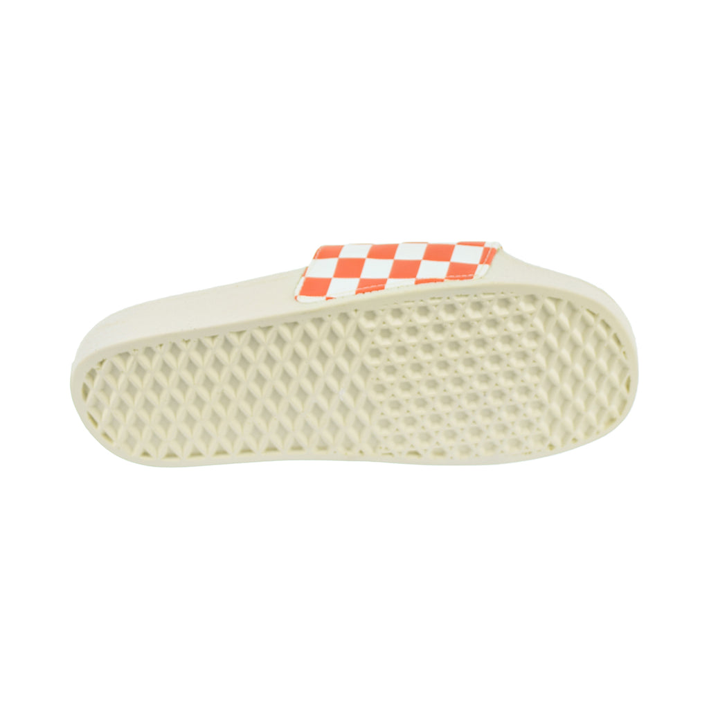 Slide-on checkered hot sale vans