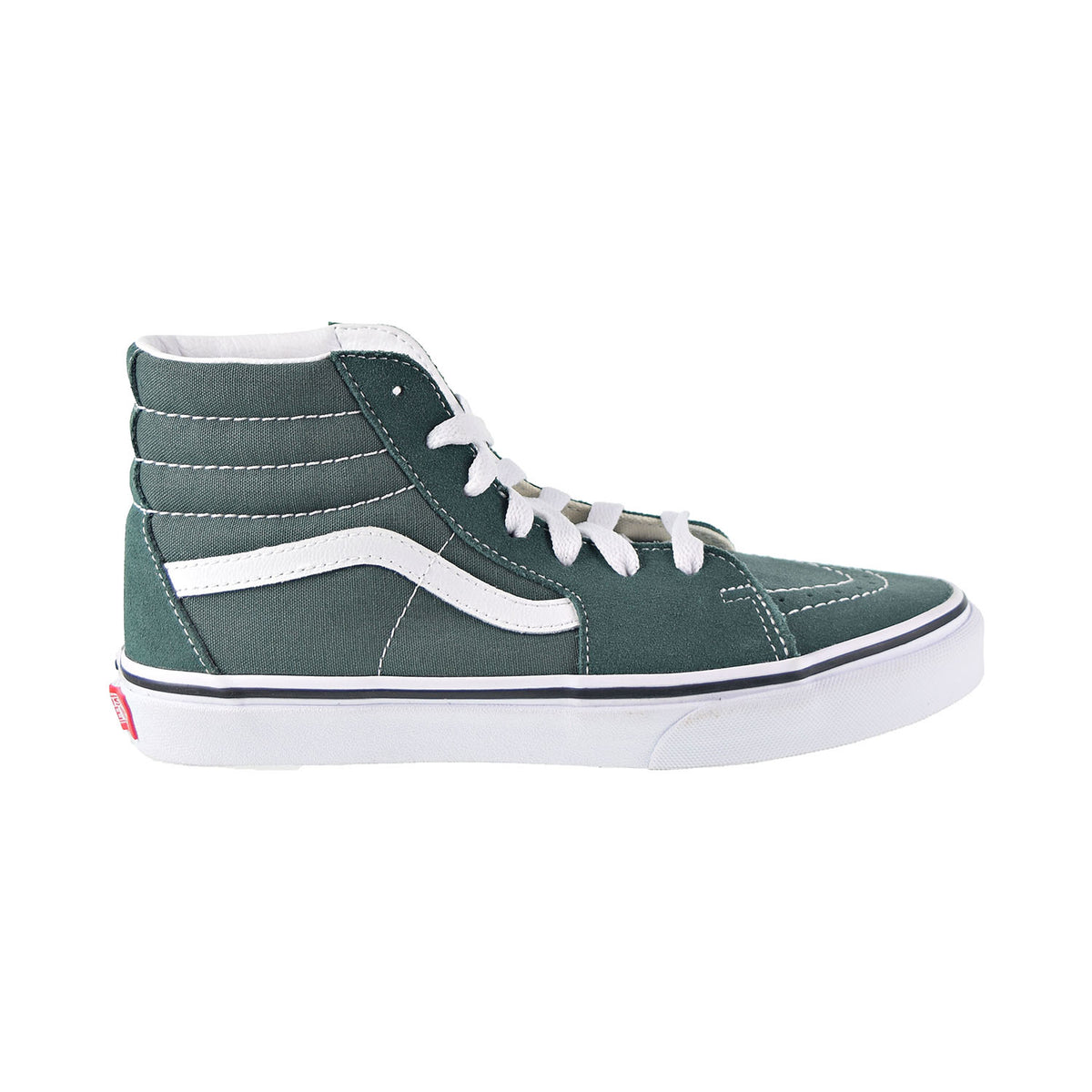 Vans Sk8-Hi Big Kids Shoes Trekking Green-True White vn0a4buw-v3n (4.5 M US)