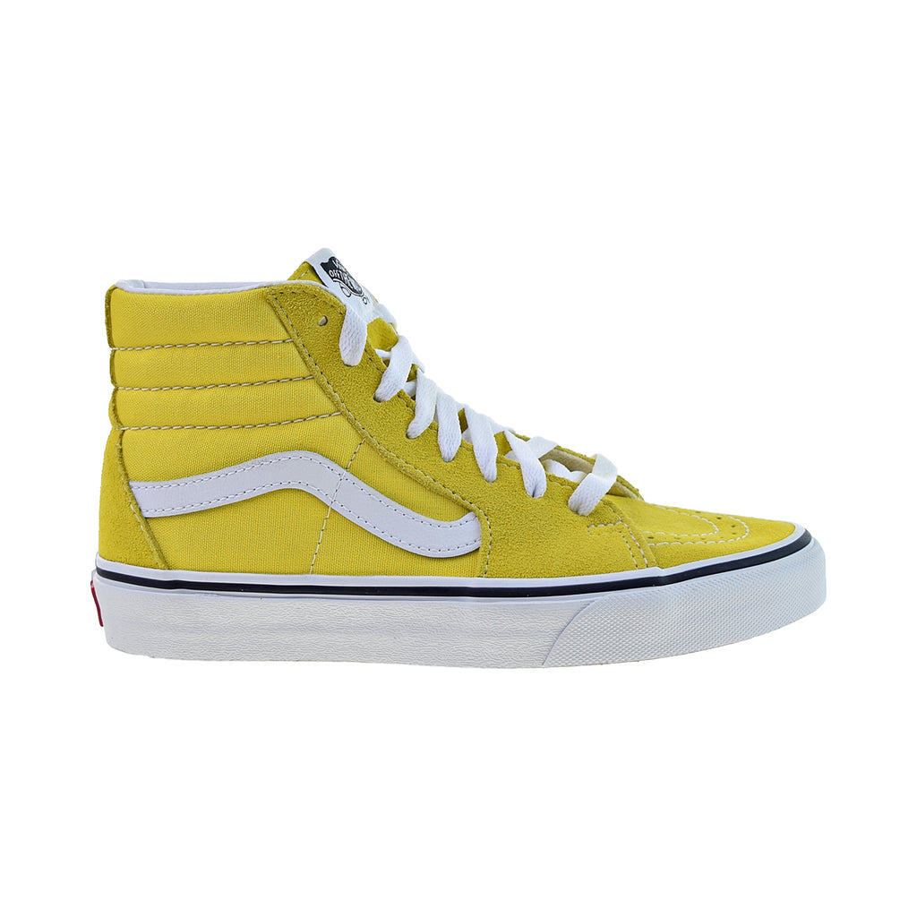Vans Sk8-Hi Skateboarding Men's Shoes Vibrant Yellow-True White