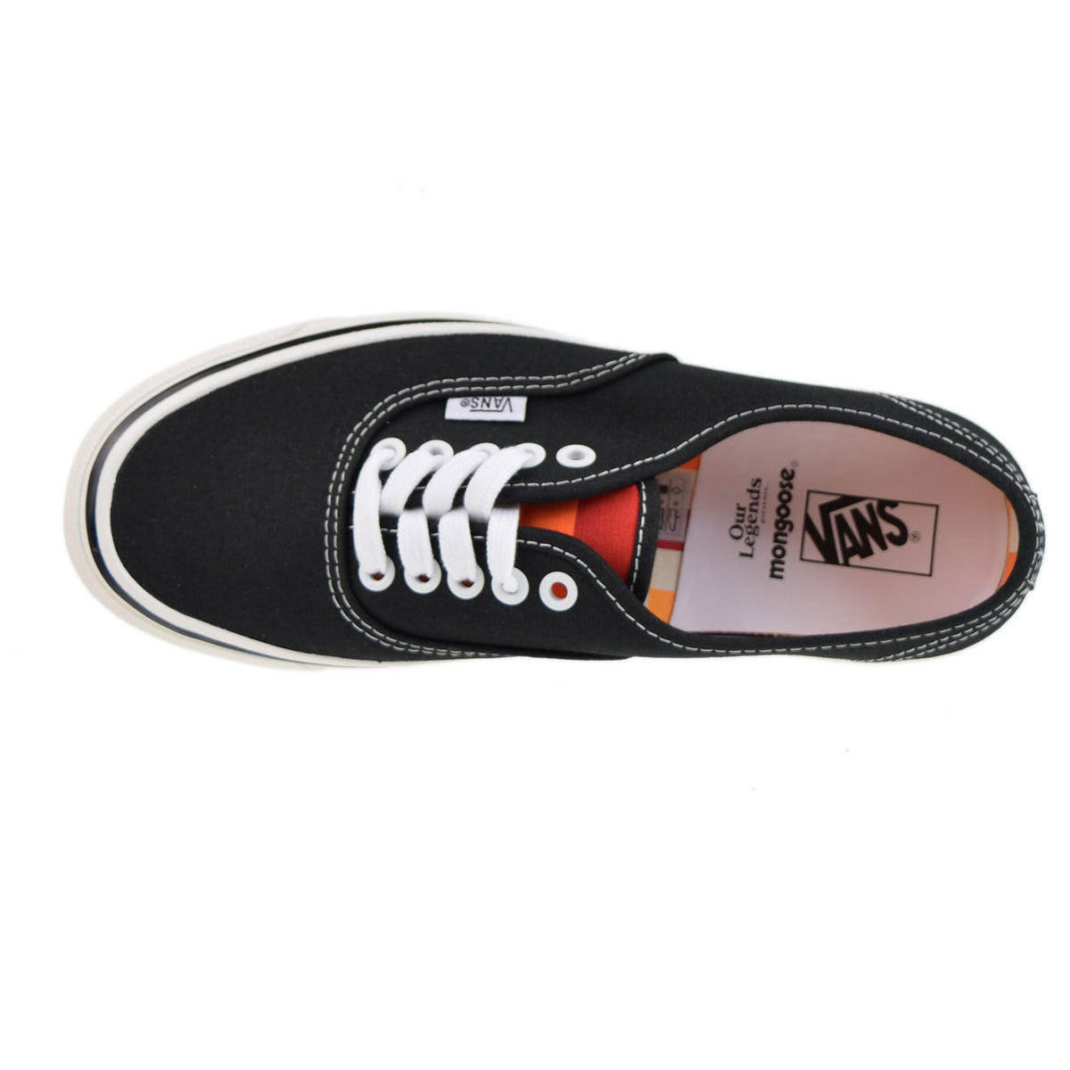 Vans X Our Legends "Mongoose" Authentic 44 Dx Men's Shoes Black-Orange