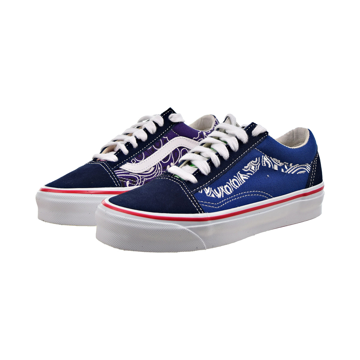 Vans X Bedwin & The Heartbreakers OG Old Skool Men's Shoes Bandana Dress Blue