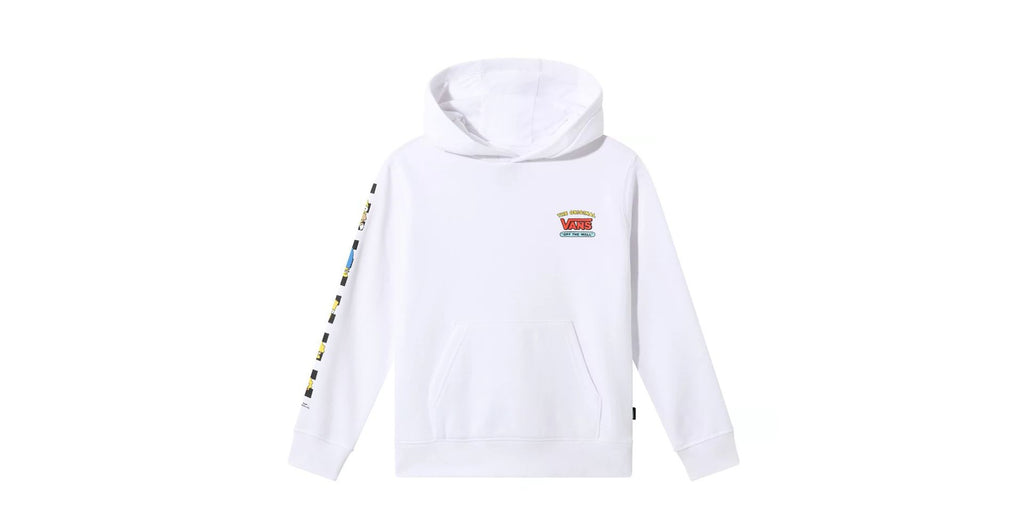 Vans X The Simpsons Family Little Kids' Pullover Hoodie White