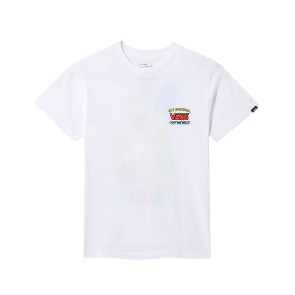 Vans X The Simpsons Family Little Kids' T-Shirt White