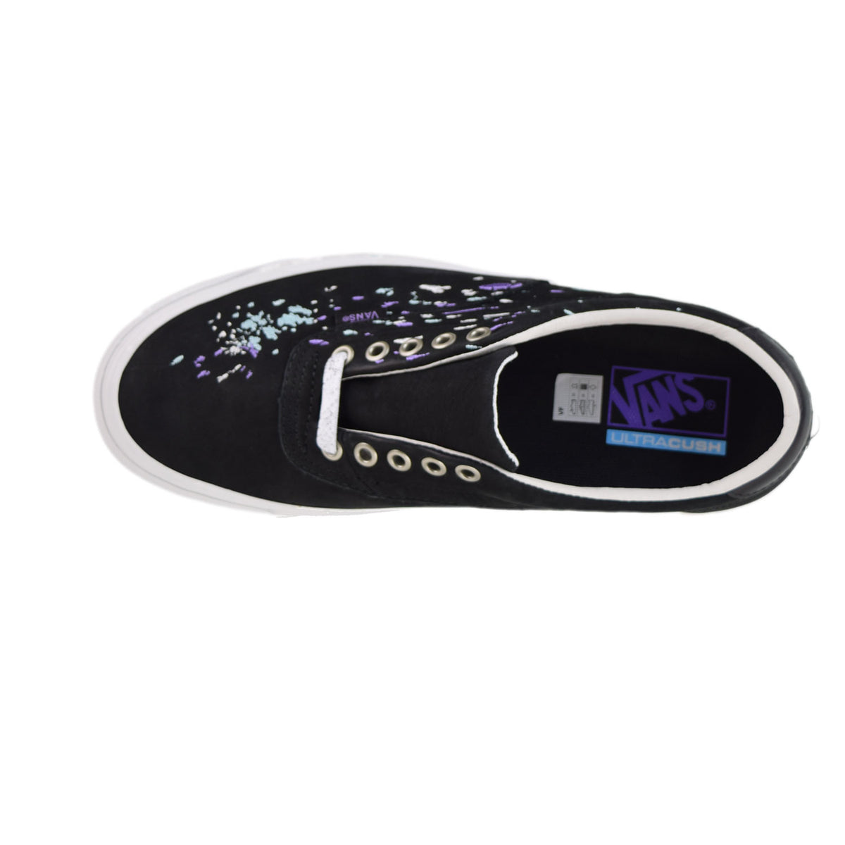 Vans Splatter Embroidery Acer Ni Sp Men's Shoes Black-White