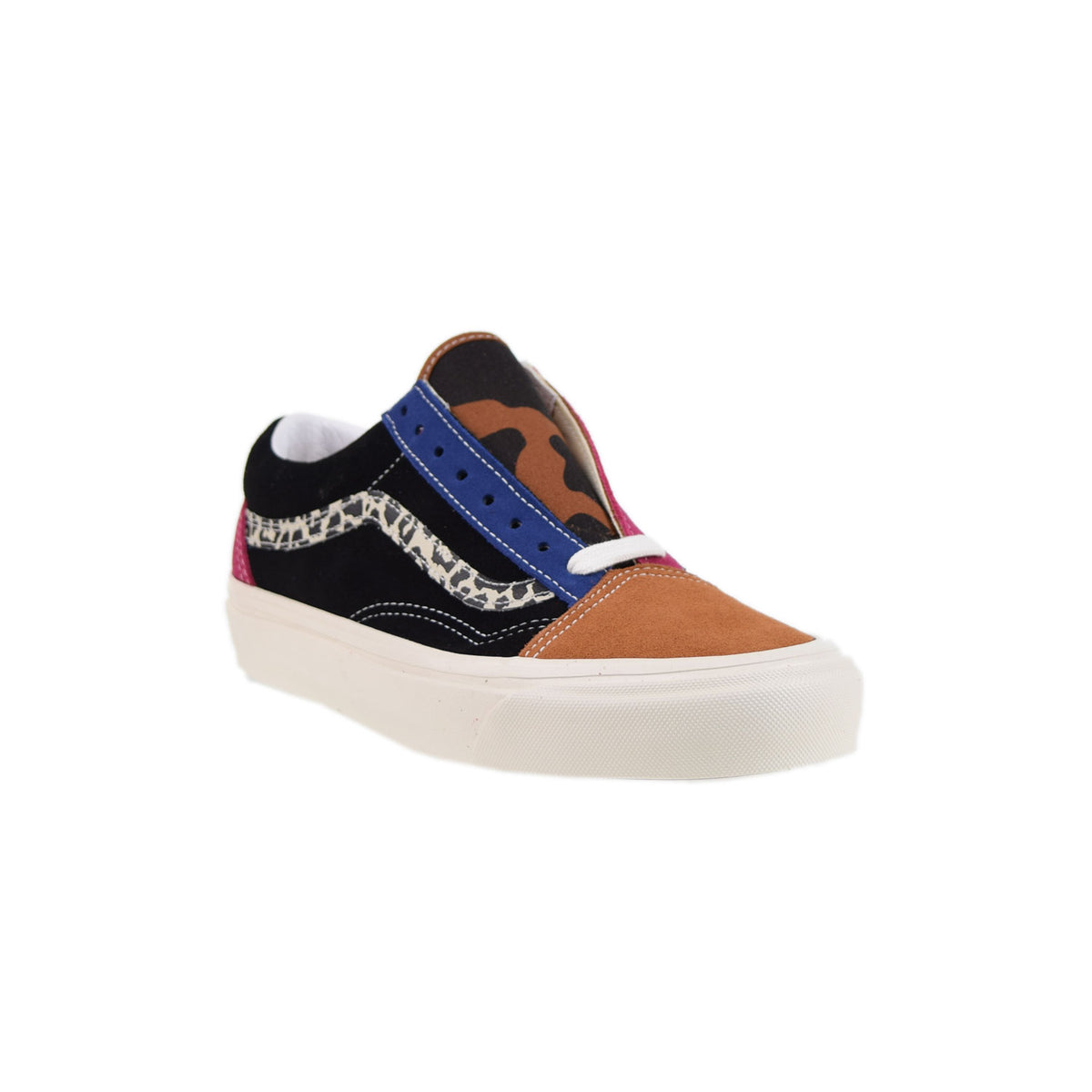 Vans Anaheim Factory Old Skool 36 DX Animal Mix Men's Shoes Brown-Pink