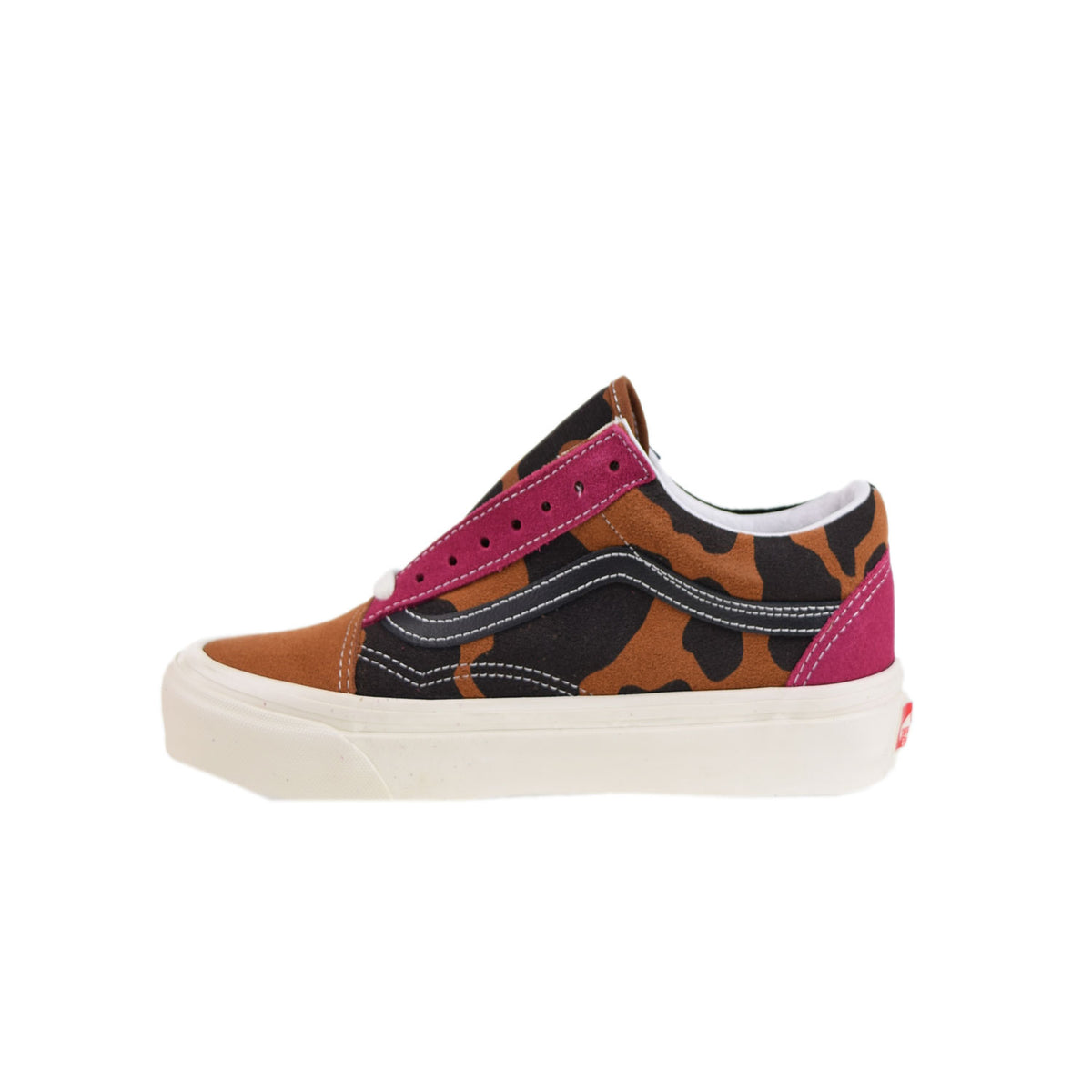 Vans Anaheim Factory Old Skool 36 DX Animal Mix Men's Shoes Brown-Pink