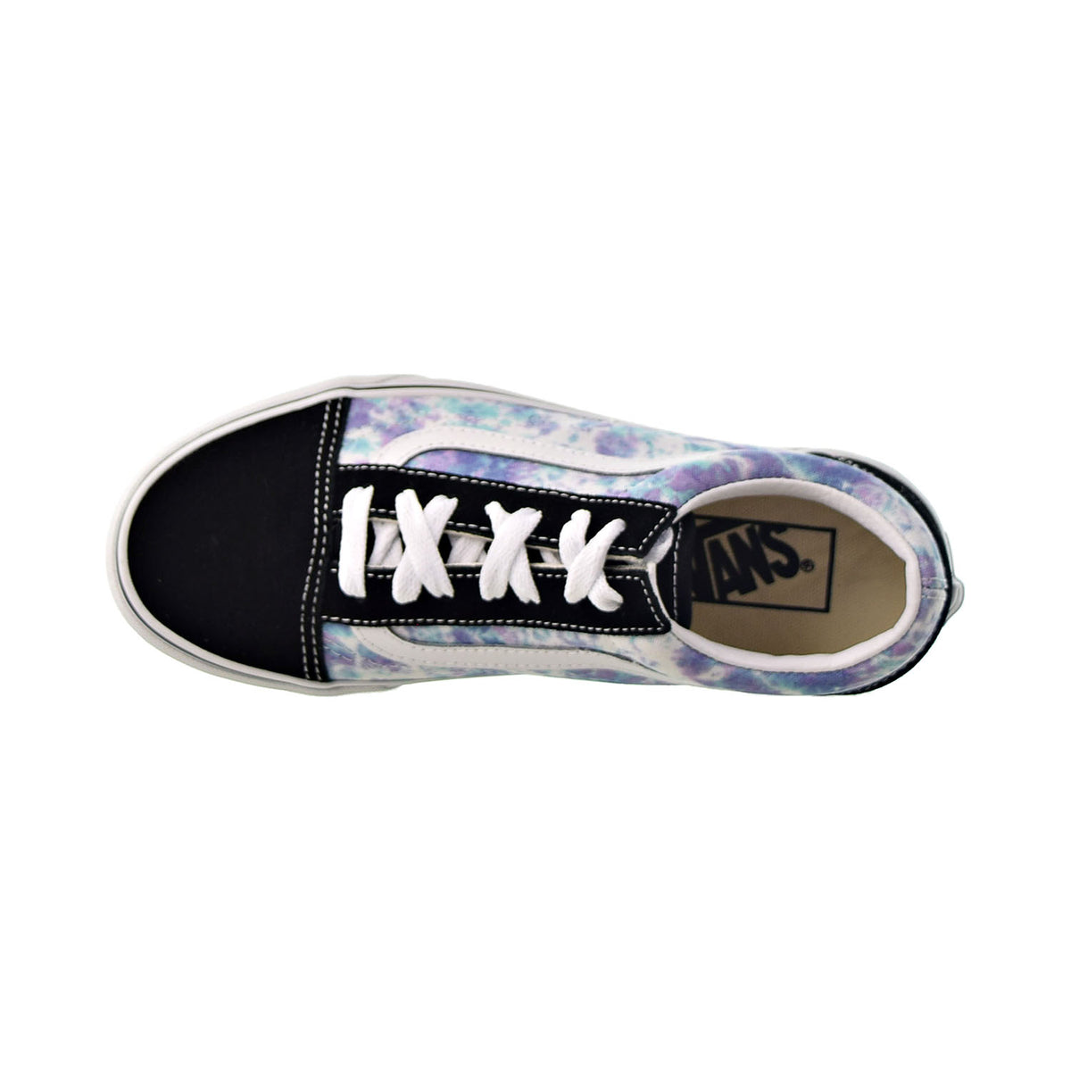 Vans Old Skool Men's Shoes English Lavender Tie Dye-Black-Purple