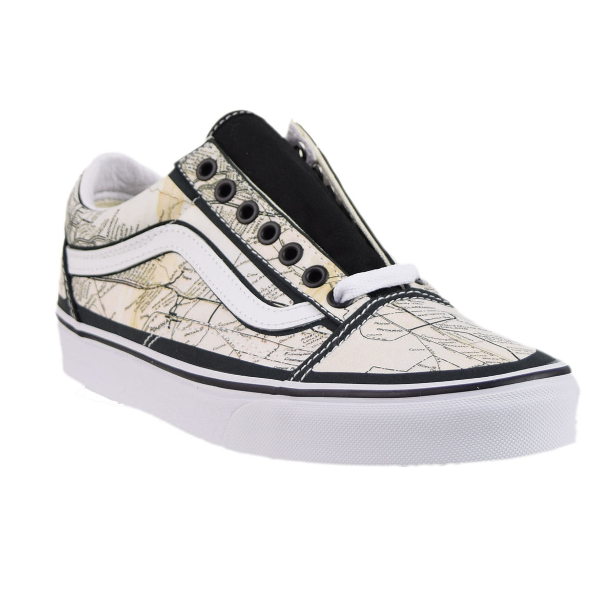 Vans X Moca Frances Stark Old Skool Men's Shoes Black-White