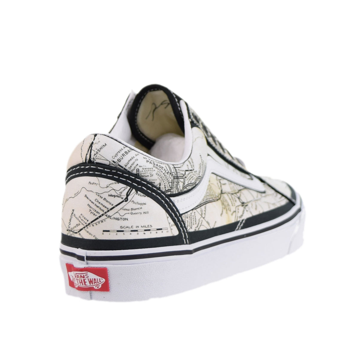 Vans X Moca Frances Stark Old Skool Men's Shoes Black-White