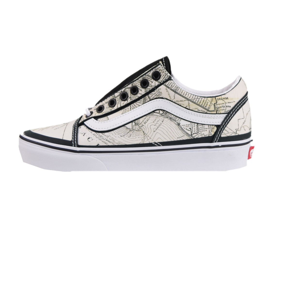 Vans X Moca Frances Stark Old Skool Men's Shoes Black-White