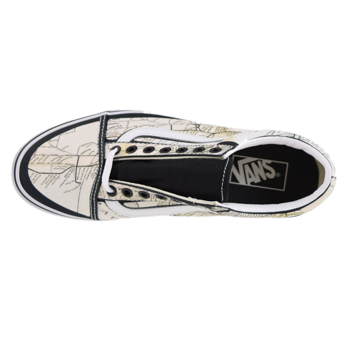 Vans X Moca Frances Stark Old Skool Men's Shoes Black-White