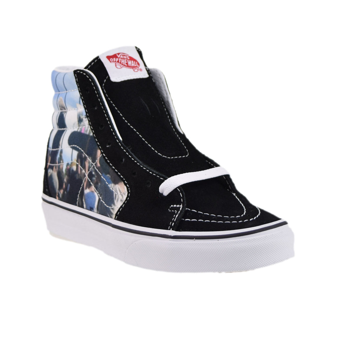 Vans X Moca Frances Stark SK8-Hi Men's Shoes Black-White
