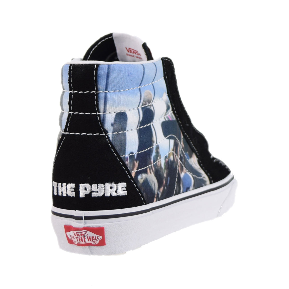 Vans X Moca Frances Stark SK8-Hi Men's Shoes Black-White
