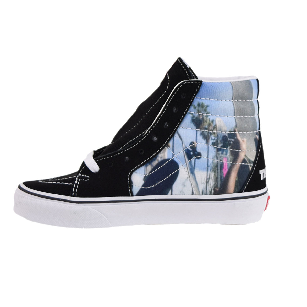 Vans X Moca Frances Stark SK8-Hi Men's Shoes Black-White
