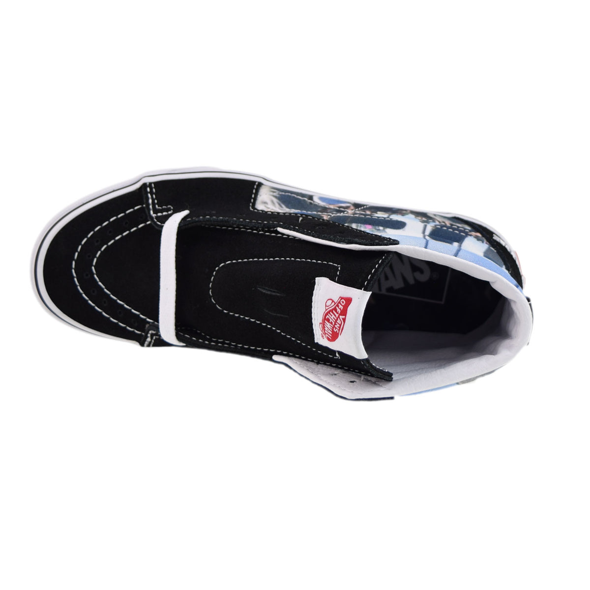 Vans X Moca Frances Stark SK8-Hi Men's Shoes Black-White
