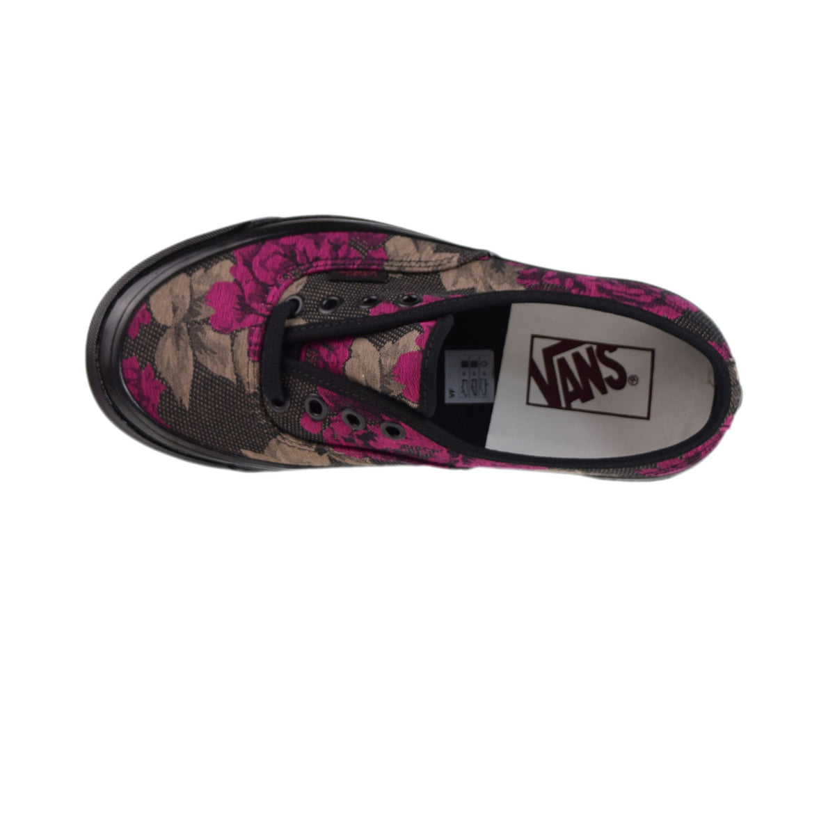Vans Anaheim Factory Authentic 44 Dx Roses Men's Shoes Black-Red
