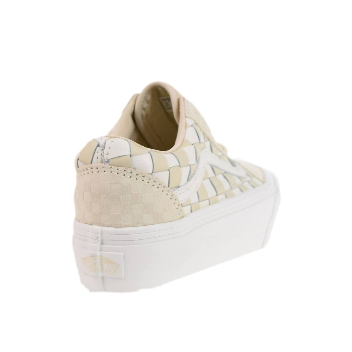 Vans Woven Old Skool Platform Men's Shoes Light Brown