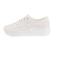 Vans Authentic Platform 2.0 Woven Men's Shoes White