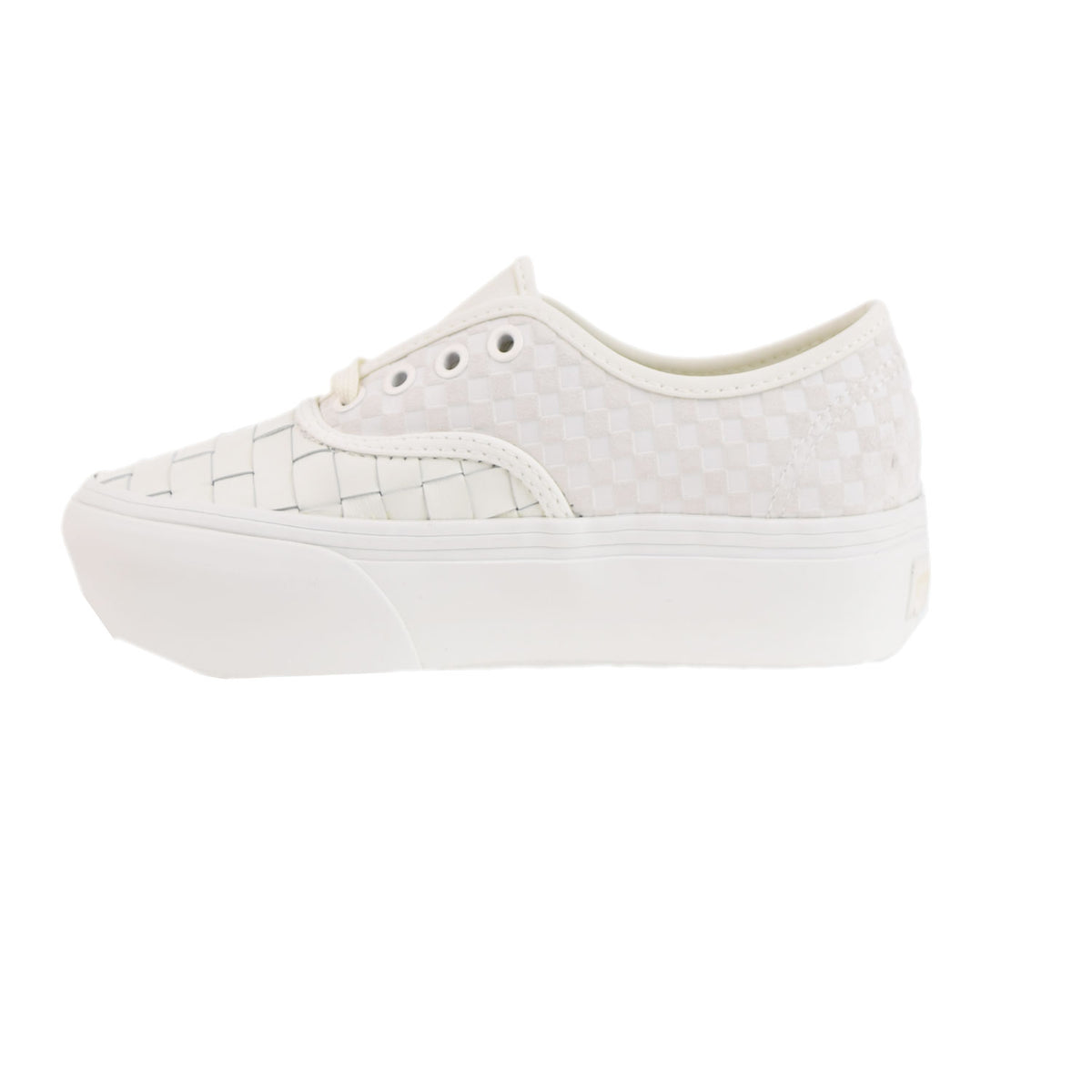 Vans Authentic Platform 2.0 Woven Men's Shoes White