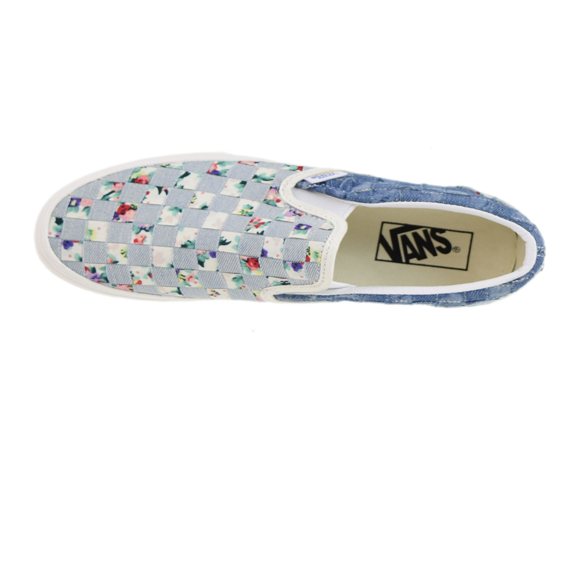 Vans Woven Classic Slip-On Stackform Men's Shoes Denim-Floral
