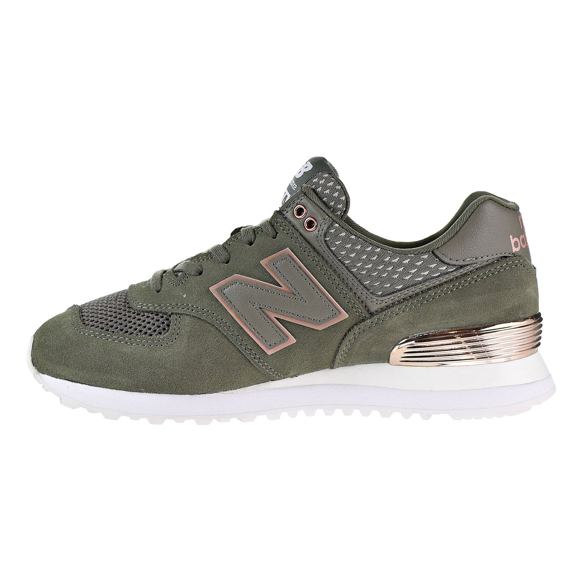 New Balance 574 All Day Rose Womens's Shoes Olive