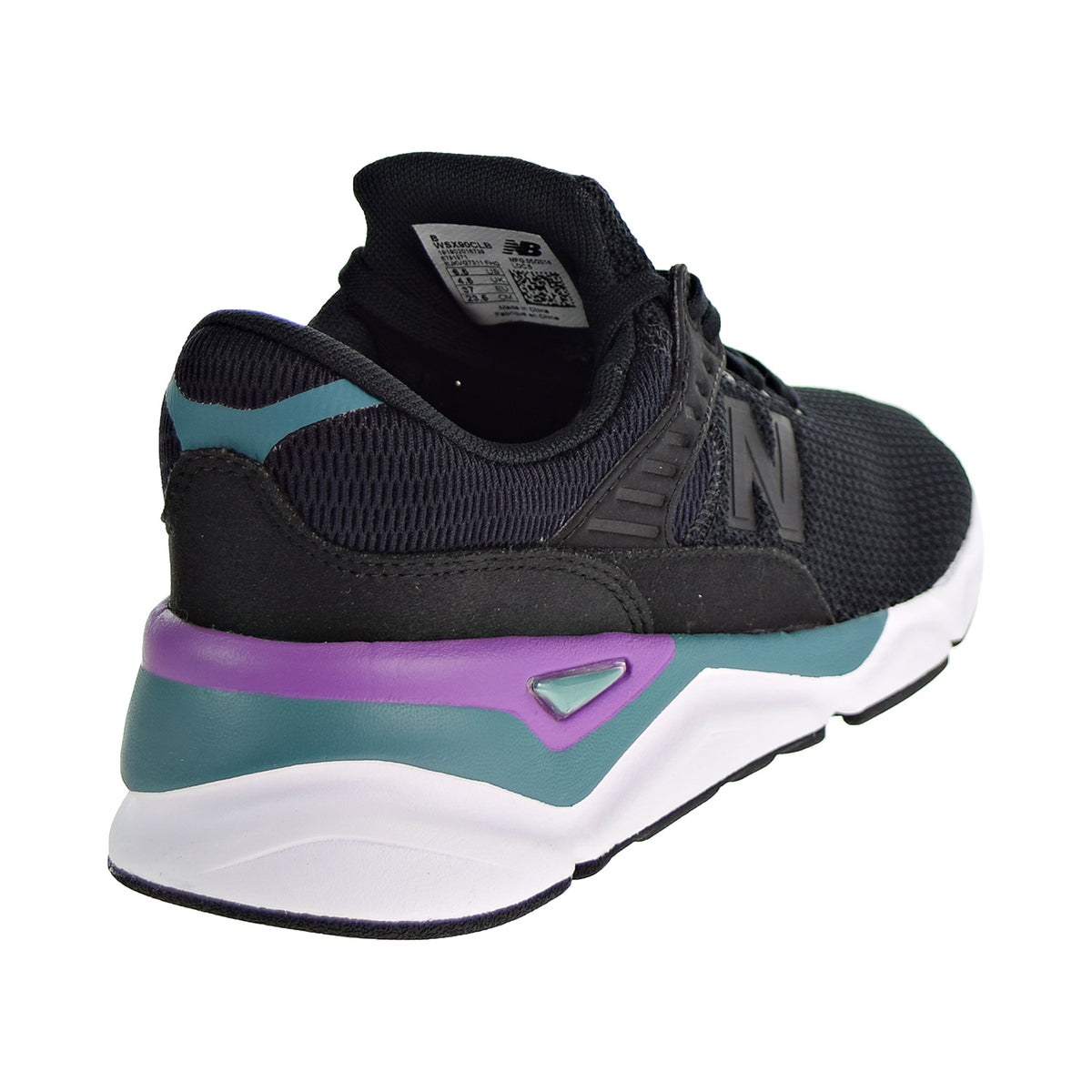 New Balance X-90 Women's Shoes Black/Purple/Teal