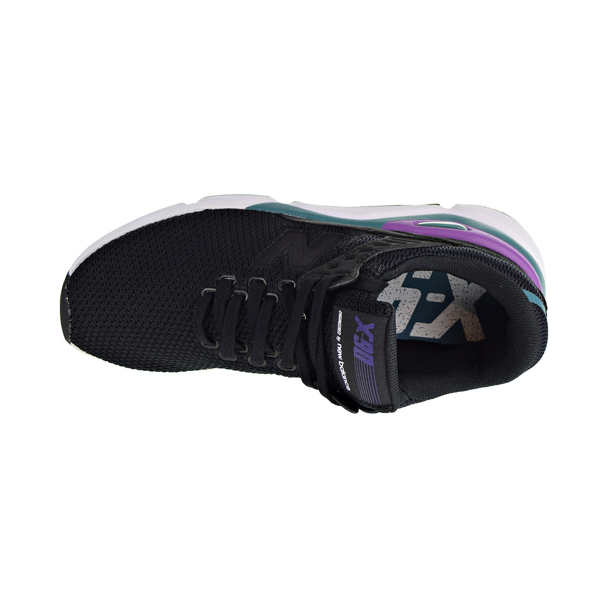 New Balance X-90 Women's Shoes Black/Purple/Teal