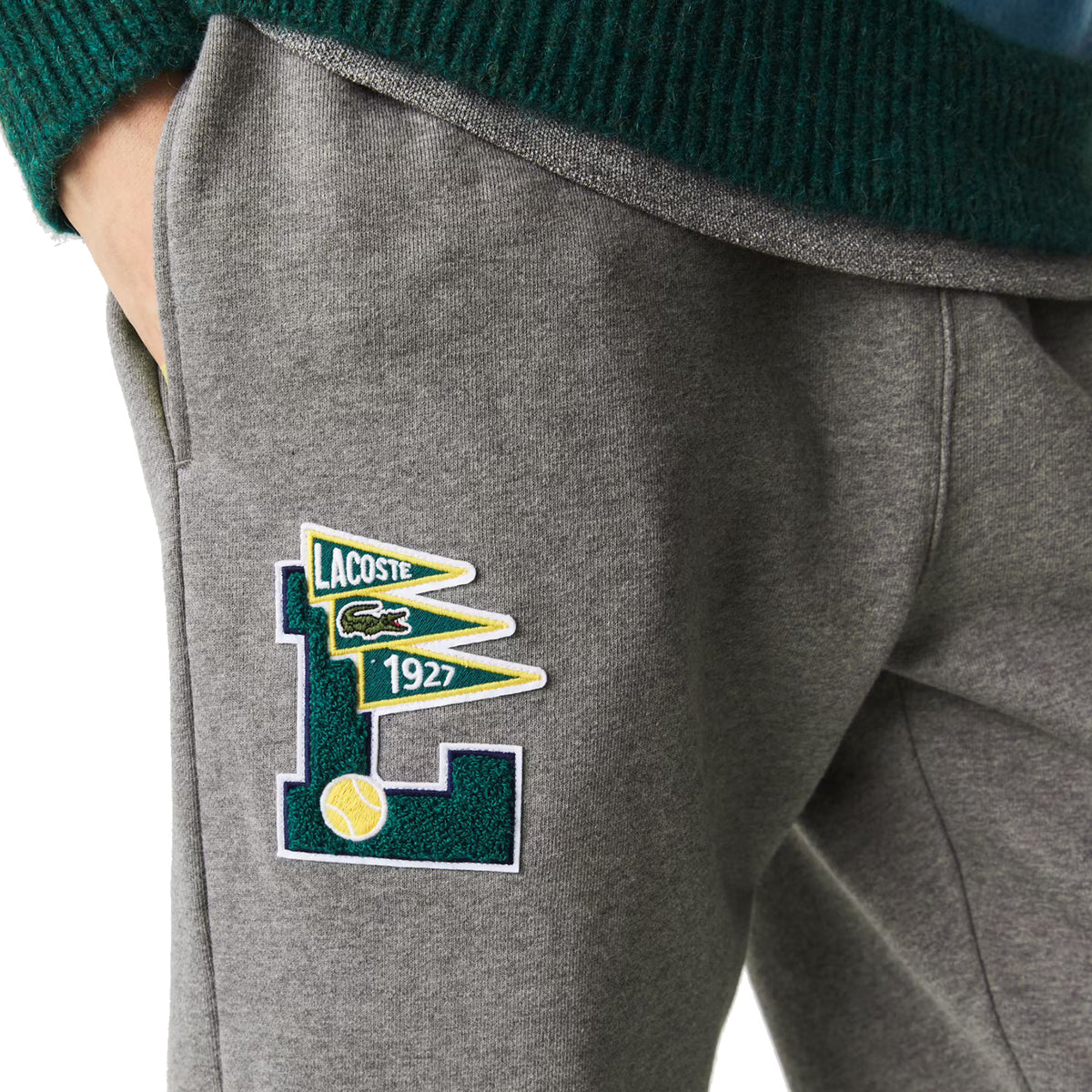 Lacoste Men's Pennants SweatPants Grey Chine